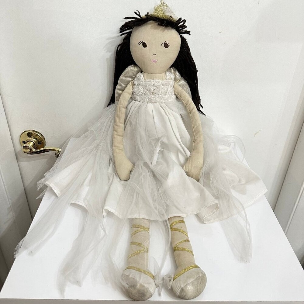 Pottery Barn Kids soft fabric angel designer doll